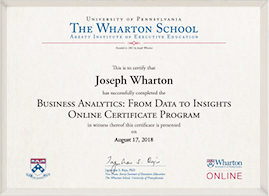 Upenn Data Analytics Certificate