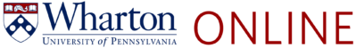Wharton Online Logo